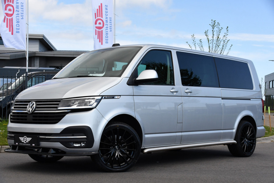 Volkswagen Transporter 2.0 TDI L2H1 30 DC Bulli Virtual, Adaptieve Cruise, Carplay, LED, Stoelverwarming, 199PK, Automaat, Sensoren, 2 x Schuifdeur, UNIEK!
