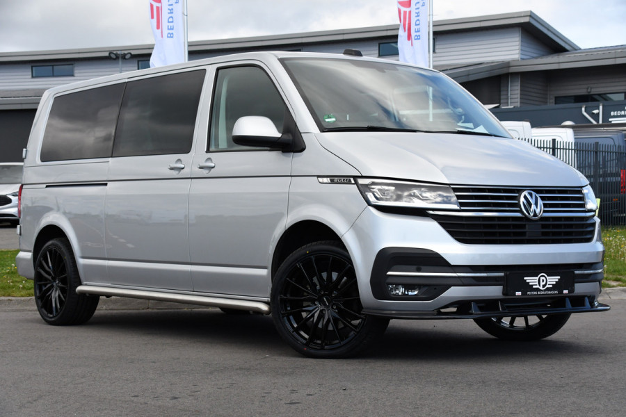 Volkswagen Transporter 2.0 TDI L2H1 30 DC Bulli Virtual, Adaptieve Cruise, Carplay, LED, Stoelverwarming, 199PK, Automaat, Sensoren, 2 x Schuifdeur, UNIEK!
