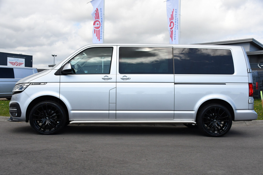 Volkswagen Transporter 2.0 TDI L2H1 30 DC Bulli Virtual, Adaptieve Cruise, Carplay, LED, Stoelverwarming, 199PK, Automaat, Sensoren, 2 x Schuifdeur, UNIEK!
