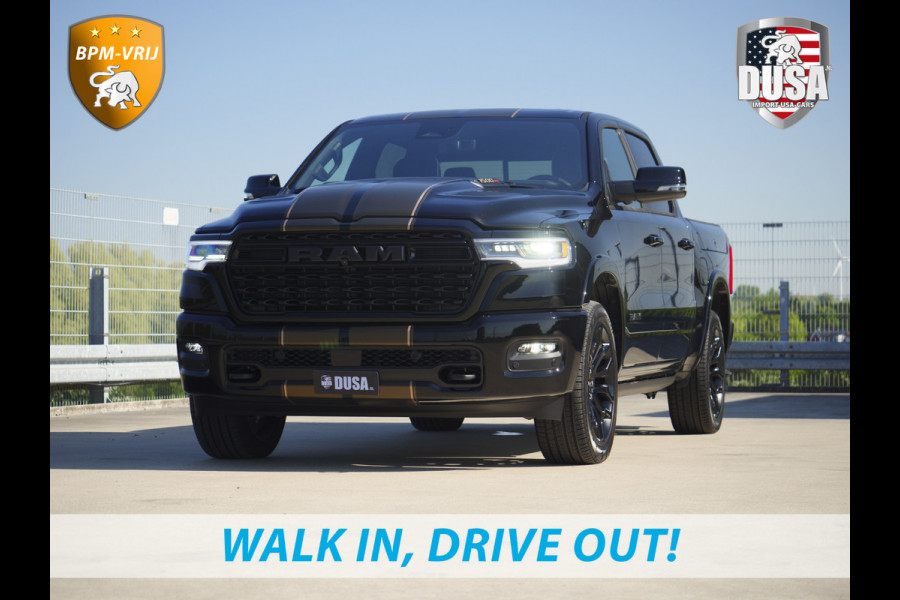 Dodge Ram | 1500 | Limited | 3.0L Twin-Turbo I6 | High Output | BPM-VRIJ | Passenger Display | 14,4 Touch Screen | LPG | RAMBOX Getoonde accessoires zijn verkrijgbaar tegen meerprijs