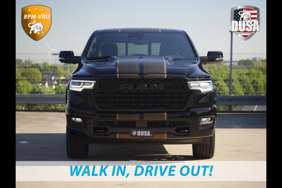 Dodge Ram | 1500 | Limited | 3.0L Twin-Turbo I6 | High Output | BPM-VRIJ | Passenger Display | 14,4 Touch Screen | LPG | RAMBOX Getoonde accessoires zijn verkrijgbaar tegen meerprijs