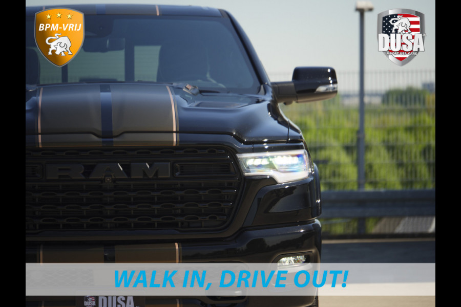 Dodge Ram | 1500 | Limited | 3.0L Twin-Turbo I6 | High Output | BPM-VRIJ | Passenger Display | 14,4 Touch Screen | LPG | RAMBOX Getoonde accessoires zijn verkrijgbaar tegen meerprijs