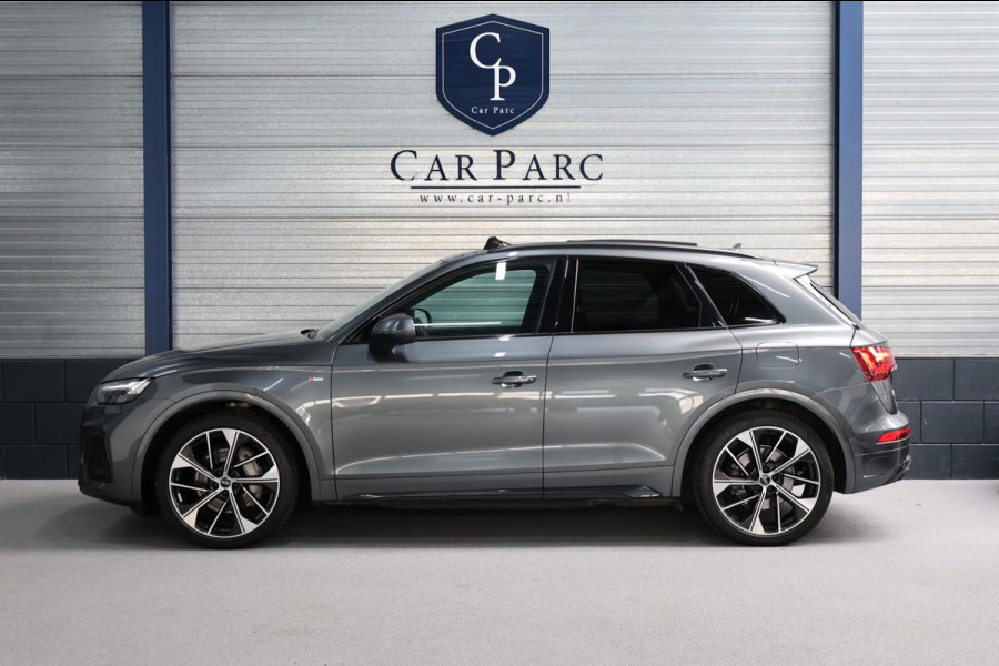 Audi Q5 50 TFSI e S edition 3x S-line BTW!/LED/VIRTUAL/B&O/SFEER/PANO/ALCANTARA+S.VERWARMING/21" LMV/CAM/ACC/ECC/12 MND GARANTIE!