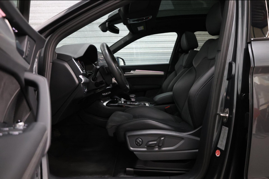 Audi Q5 50 TFSI e S edition 3x S-line BTW!/LED/VIRTUAL/B&O/SFEER/PANO/ALCANTARA+S.VERWARMING/21" LMV/CAM/ACC/ECC/12 MND GARANTIE!