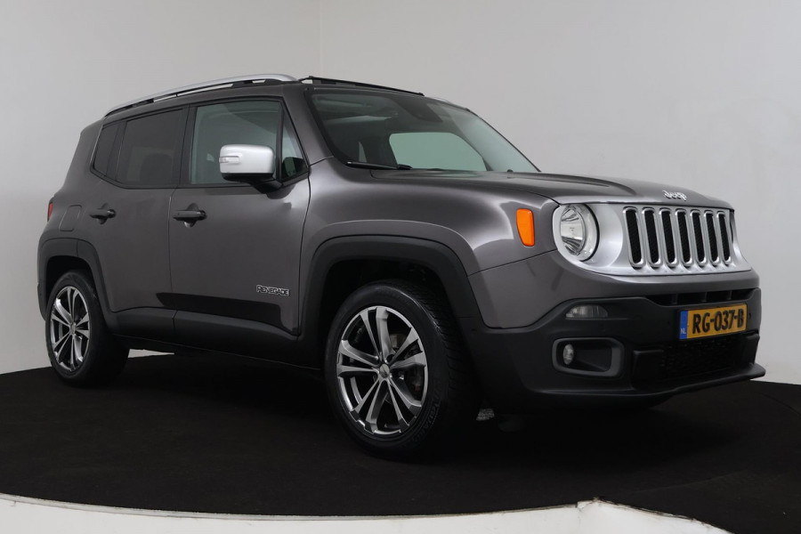 Jeep Renegade 1.4 MultiAir Limited (PANORAMADAK, CLIMA, NAVIGATIE, PARKEERSENSOREN, STUURBEDIENING)