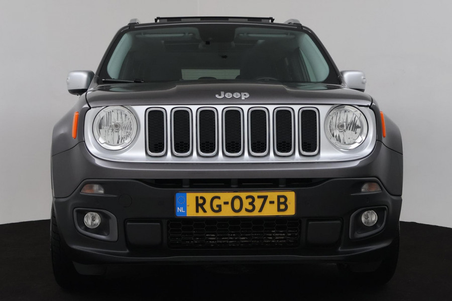 Jeep Renegade 1.4 MultiAir Limited (PANORAMADAK, CLIMA, NAVIGATIE, PARKEERSENSOREN, STUURBEDIENING)