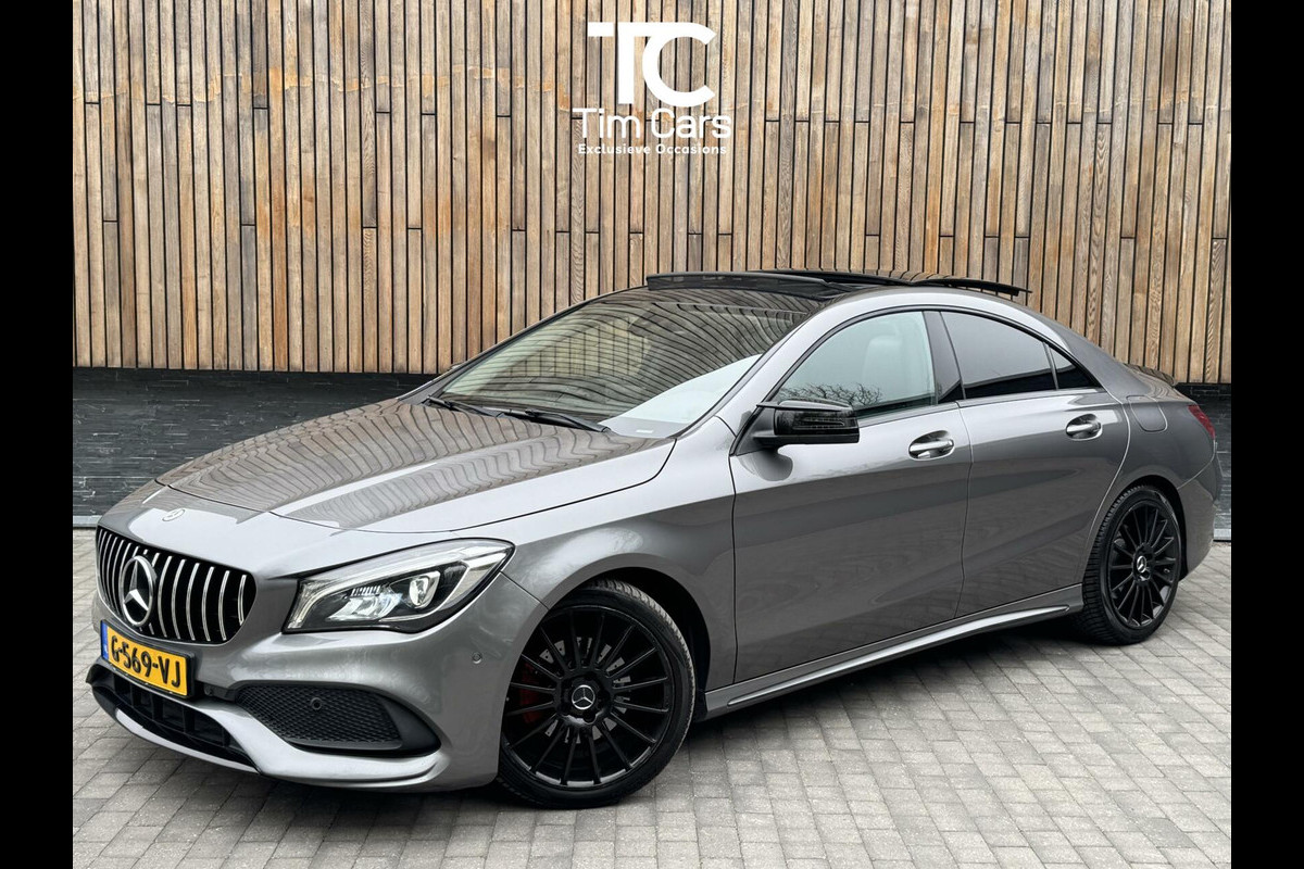 Mercedes-Benz CLA-Klasse 180 AMG Automaat | Sportuitlaat | Panoramadak | Leer/alcantara bekleding | Stoelverwarming | Achteruitrijcamera | LED koplampen Mercedes-Benz CLA-Klasse 180 AMG Automaat | Sportuitlaat | Panoramadak | Leer/alcantara bekleding | Stoelverwarming | Achteruitrijcamera | LED koplampen
