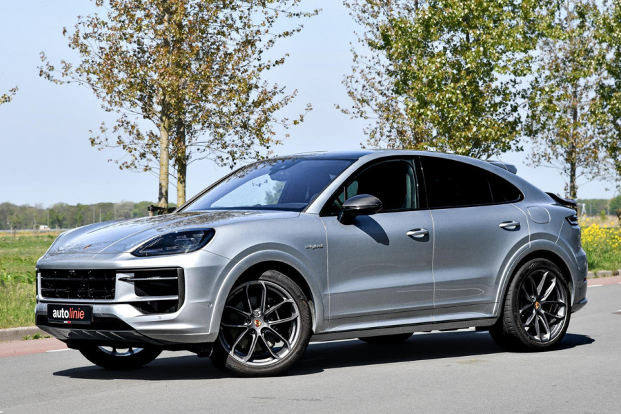 Porsche Cayenne Coupé 3.0 E-Hybrid. GT Pakket. Carbon, Leder, Softcl, Luchtv, BTW, ACC, 360, 18 Weg, Trekh, Bose, Keyless, Stuurvw