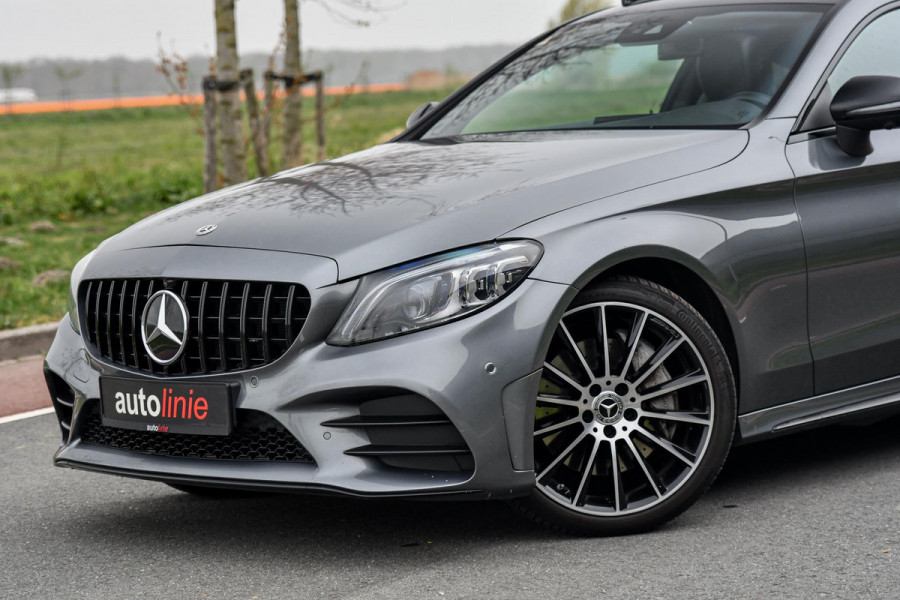 Mercedes-Benz C-Klasse Coupé 300 AMG Night. Pano, 360, Burm, Dodeh, Keyless, Sfeer, CarPlay, Multibeam!