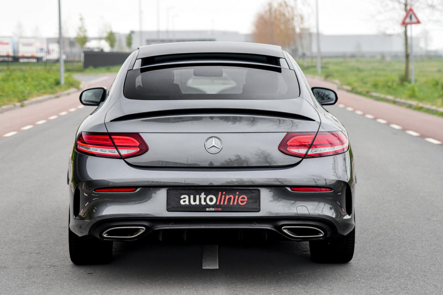 Mercedes-Benz C-Klasse Coupé 300 AMG Night. Pano, 360, Burm, Dodeh, Keyless, Sfeer, CarPlay, Multibeam!