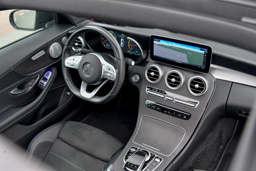 Mercedes-Benz C-Klasse Coupé 300 AMG Night. Pano, 360, Burm, Dodeh, Keyless, Sfeer, CarPlay, Multibeam!