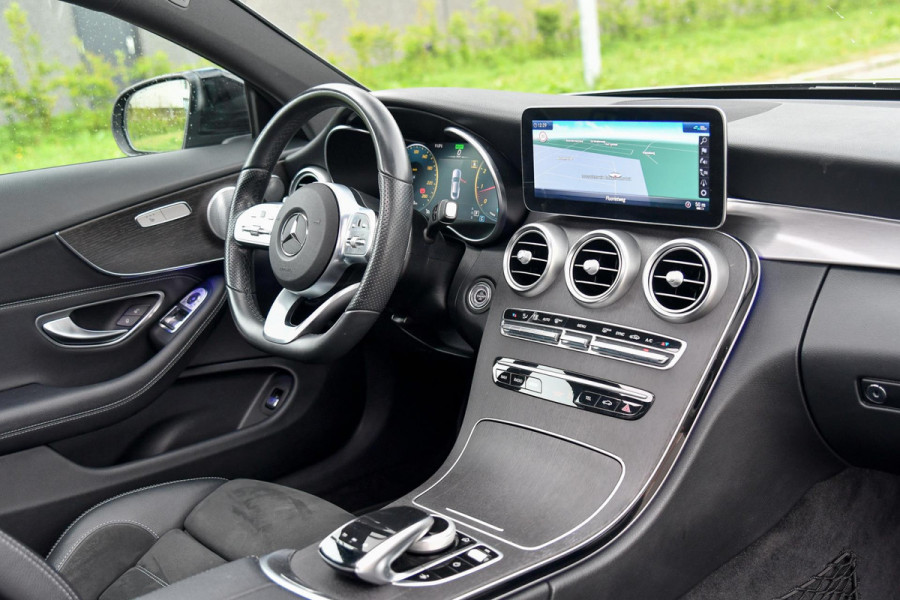 Mercedes-Benz C-Klasse Coupé 300 AMG Night. Pano, 360, Burm, Dodeh, Keyless, Sfeer, CarPlay, Multibeam!