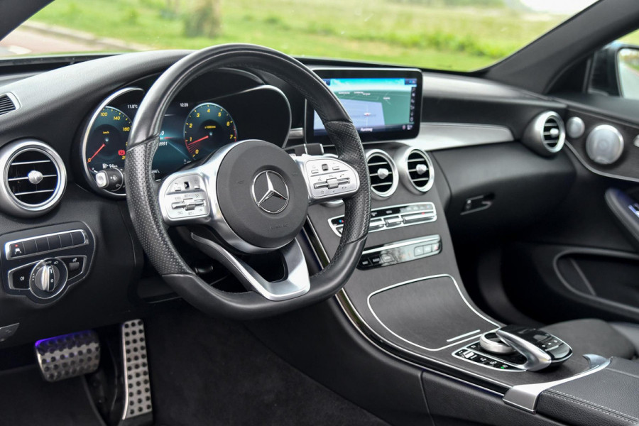 Mercedes-Benz C-Klasse Coupé 300 AMG Night. Pano, 360, Burm, Dodeh, Keyless, Sfeer, CarPlay, Multibeam!