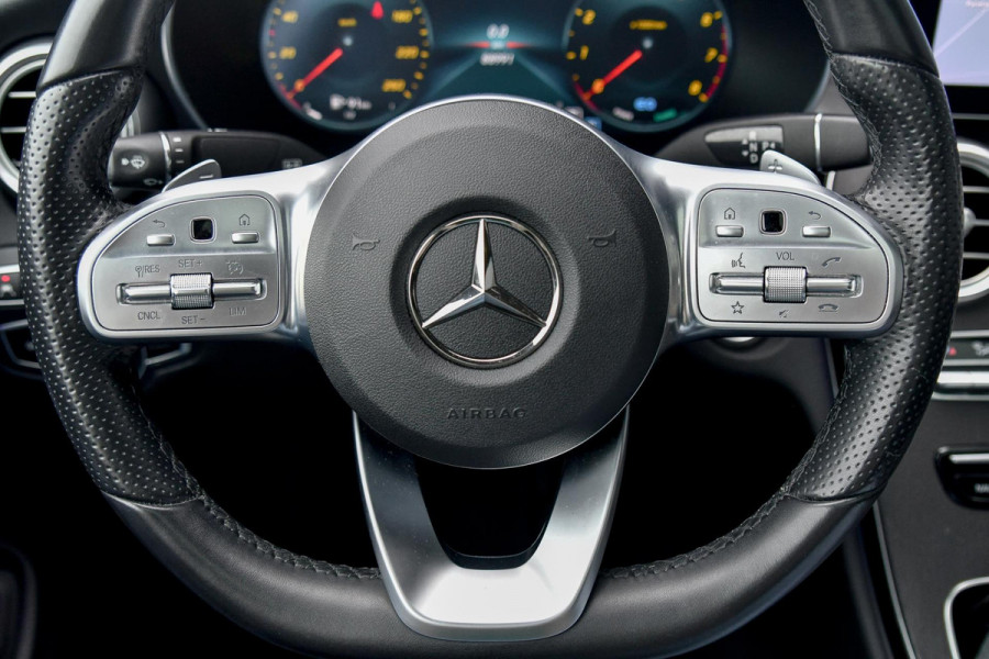 Mercedes-Benz C-Klasse Coupé 300 AMG Night. Pano, 360, Burm, Dodeh, Keyless, Sfeer, CarPlay, Multibeam!