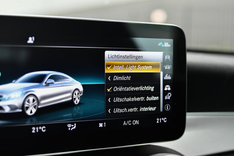 Mercedes-Benz C-Klasse Coupé 300 AMG Night. Pano, 360, Burm, Dodeh, Keyless, Sfeer, CarPlay, Multibeam!