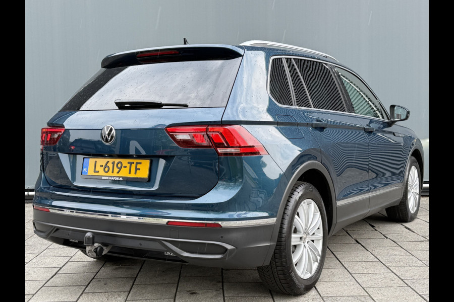 Volkswagen Tiguan BWJ 2021 |1.5 TSI 150PK Elegance AUTOMAAT | LEER | CAMERA | TREKHAAK | CRUISE | NAVI | STOELVERW | CARPLAY