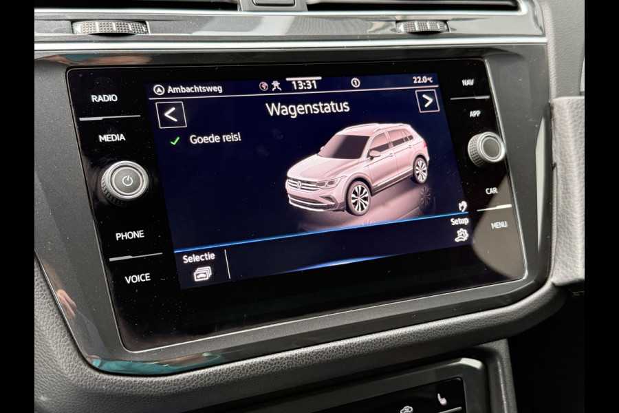 Volkswagen Tiguan BWJ 2021 |1.5 TSI 150PK Elegance AUTOMAAT | LEER | CAMERA | TREKHAAK | CRUISE | NAVI | STOELVERW | CARPLAY