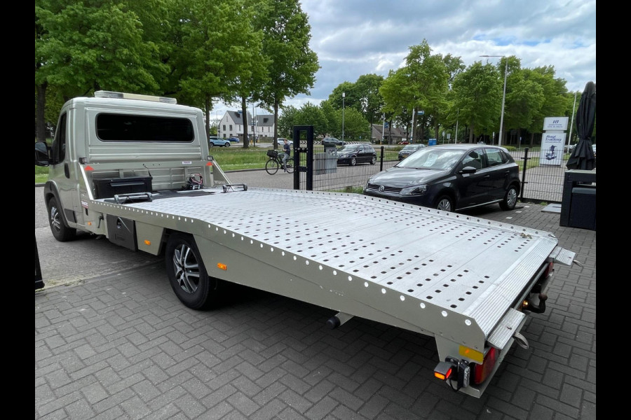 Peugeot Boxer 435 2.0 BlueHDI L3 Oprijwagen Tranutec Luchtvering Lier Cruise Control Airco 3 Persoons