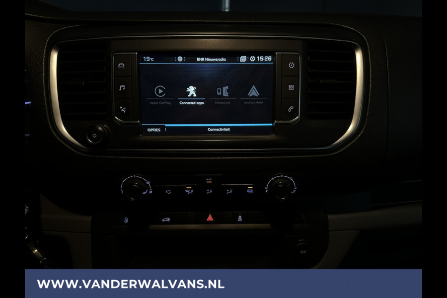 Peugeot Expert 2.0 BlueHDI 122pk L3H1 Euro6 Airco | Apple Carplay | Navigatie | Camera | Cruisecontrol Parkeersensoren, 2500kg trekvermogen,  Android Auto, Bijrijdersbank