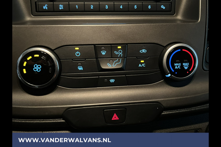 Ford Transit 2.0 TDCI 131pk L3H2 Euro6 Airco | 2800kg Trekhaak | Imperiaal | LED | Trap | Cruisecontrol Parkeersensoren, Bijrijdersbank