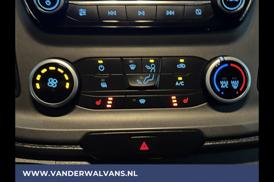 Ford Transit 2.0 TDCI 130pk L3H2 Euro6 Airco | Navigatie | Stoelverwarming | Camera | Apple Carplay | Android Auto LED, cruisecontrol, parkeersensoren, verwarmde voorruit, 2500kg trekvermogen