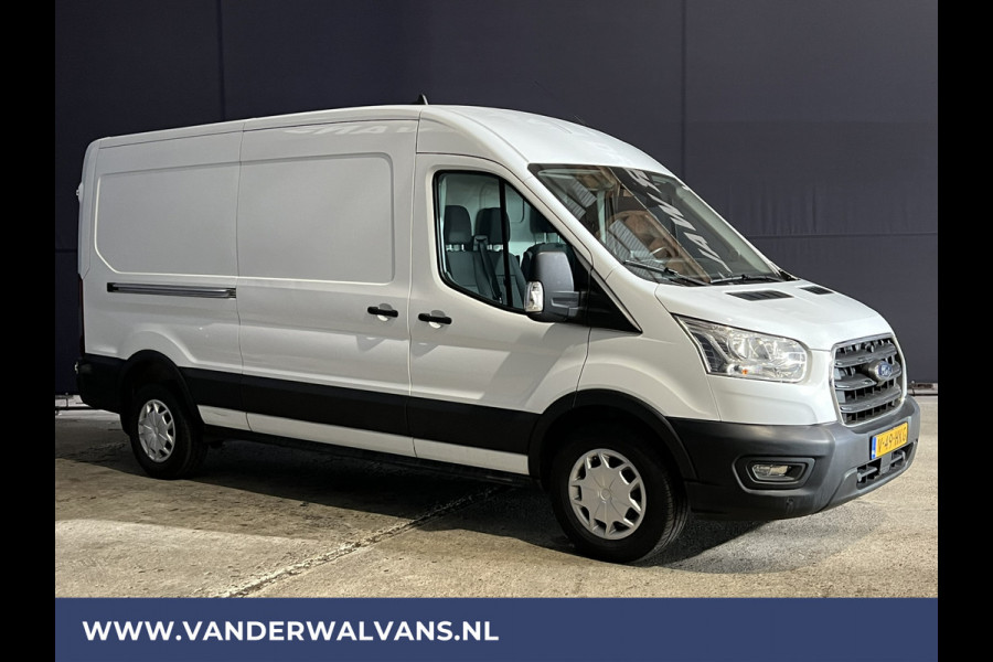 Ford Transit 2.0 TDCI 130pk L3H2 Euro6 Airco | Navigatie | Stoelverwarming | Camera | Apple Carplay | Android Auto LED, cruisecontrol, parkeersensoren, verwarmde voorruit, 2500kg trekvermogen