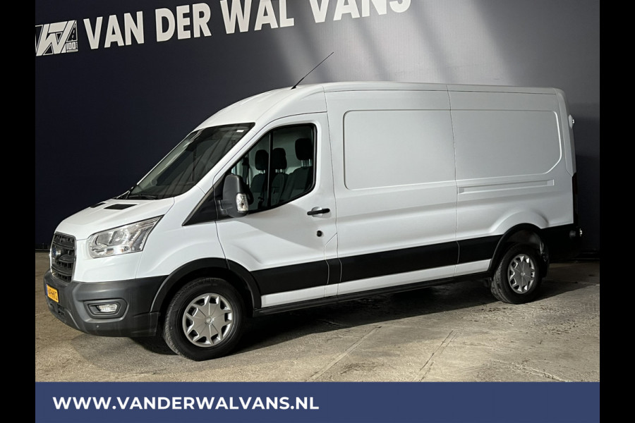Ford Transit 2.0 TDCI 130pk L3H2 Euro6 Airco | Navigatie | Stoelverwarming | Camera | Apple Carplay | Android Auto LED, cruisecontrol, parkeersensoren, verwarmde voorruit, 2500kg trekvermogen
