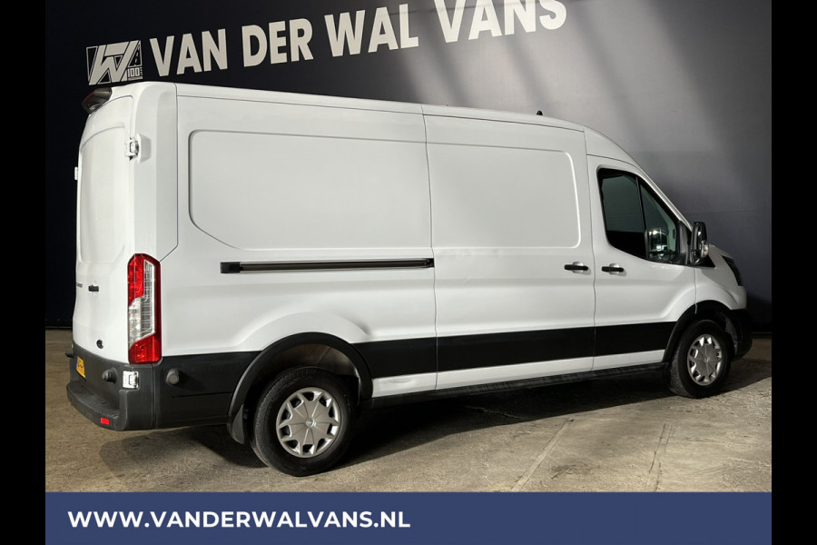 Ford Transit 2.0 TDCI 130pk L3H2 Euro6 Airco | Navigatie | Stoelverwarming | Camera | Apple Carplay | Android Auto LED, cruisecontrol, parkeersensoren, verwarmde voorruit, 2500kg trekvermogen