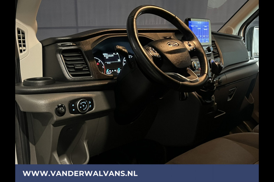 Ford Transit 2.0 TDCI 130pk L3H2 Euro6 Airco | Navigatie | Stoelverwarming | Camera | Apple Carplay | Android Auto LED, cruisecontrol, parkeersensoren, verwarmde voorruit, 2500kg trekvermogen