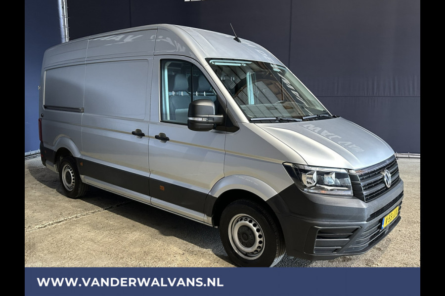 Volkswagen Crafter 2.0 TDI 140pk L3H3 L2H2 Euro6 Airco | 3000kg Trekhaak | Navigatie | Apple Carplay Android auto, Bijrijdersbank