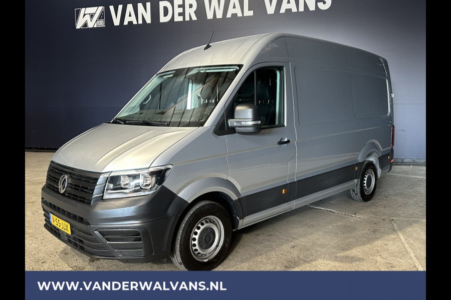 Volkswagen Crafter 2.0 TDI 140pk L3H3 L2H2 Euro6 Airco | 3000kg Trekhaak | Navigatie | Apple Carplay Android auto, Bijrijdersbank