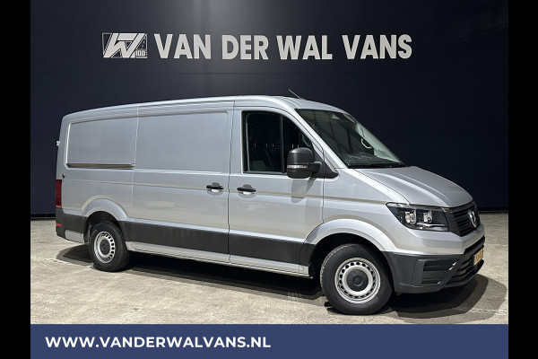 Volkswagen Crafter 2.0 TDI 140 pk L3H2 L2H1 Euro6 Airco | Navigatie | Apple Carplay | Android Auto | Trekhaak Parkeersensoren, Bijrijdersbank