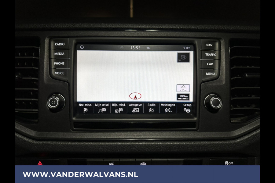 Volkswagen Crafter 2.0 TDI 140 pk L3H2 L2H1 Euro6 Airco | Navigatie | Apple Carplay | Android Auto | Trekhaak Parkeersensoren, Bijrijdersbank