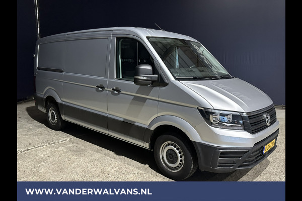 Volkswagen Crafter 2.0 TDI 140 pk L3H2 L2H1 Euro6 Airco | Navigatie | Apple Carplay | Android Auto | Trekhaak Parkeersensoren, Bijrijdersbank
