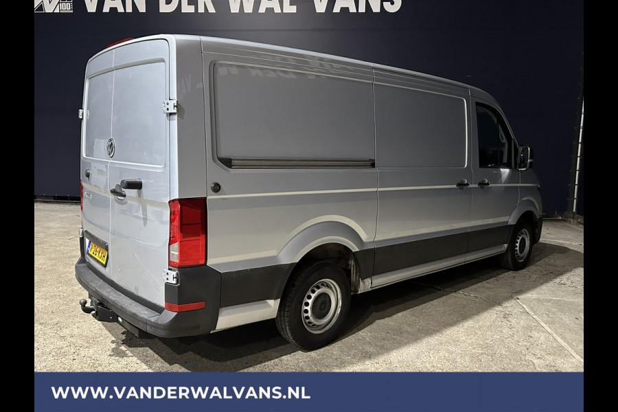 Volkswagen Crafter 2.0 TDI 140 pk L3H2 L2H1 Euro6 Airco | Navigatie | Apple Carplay | Android Auto | Trekhaak Parkeersensoren, Bijrijdersbank