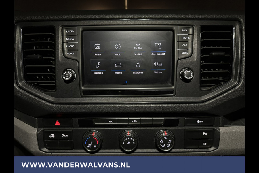 Volkswagen Crafter 2.0 TDI 140 pk L3H2 L2H1 Euro6 Airco | Navigatie | Apple Carplay | Android Auto | Trekhaak Parkeersensoren, Bijrijdersbank