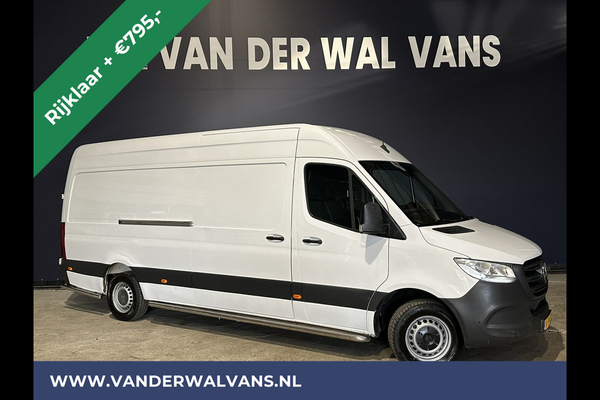 Mercedes-Benz Sprinter 314 CDI 143pk L3H2 Euro6 RIJKLAAR Airco | Camera | Sidebars | Apple Carplay | Android Auto Parkeersensoren, Bijrijdersbank