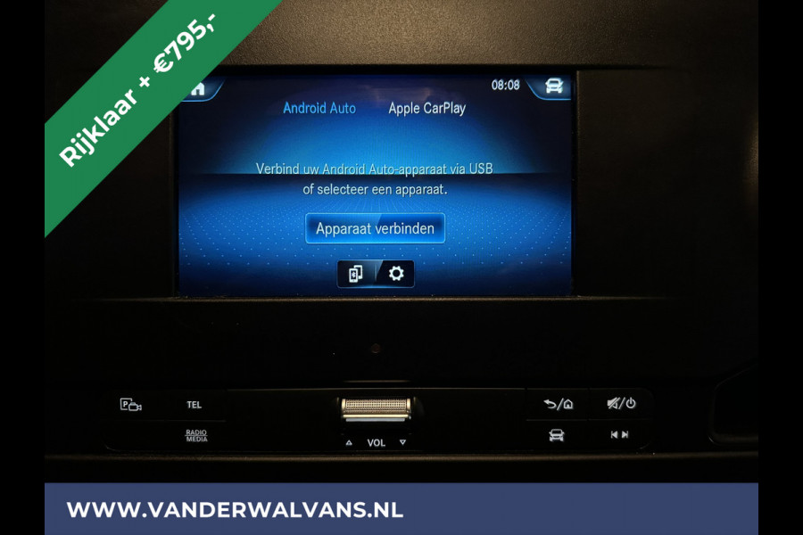 Mercedes-Benz Sprinter 314 CDI 143pk L3H2 Euro6 RIJKLAAR Airco | Camera | Sidebars | Apple Carplay | Android Auto Parkeersensoren, Bijrijdersbank