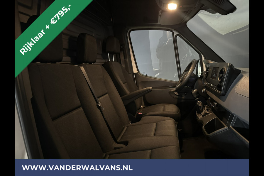 Mercedes-Benz Sprinter 314 CDI 143pk L3H2 Euro6 RIJKLAAR Airco | Camera | Sidebars | Apple Carplay | Android Auto Parkeersensoren, Bijrijdersbank