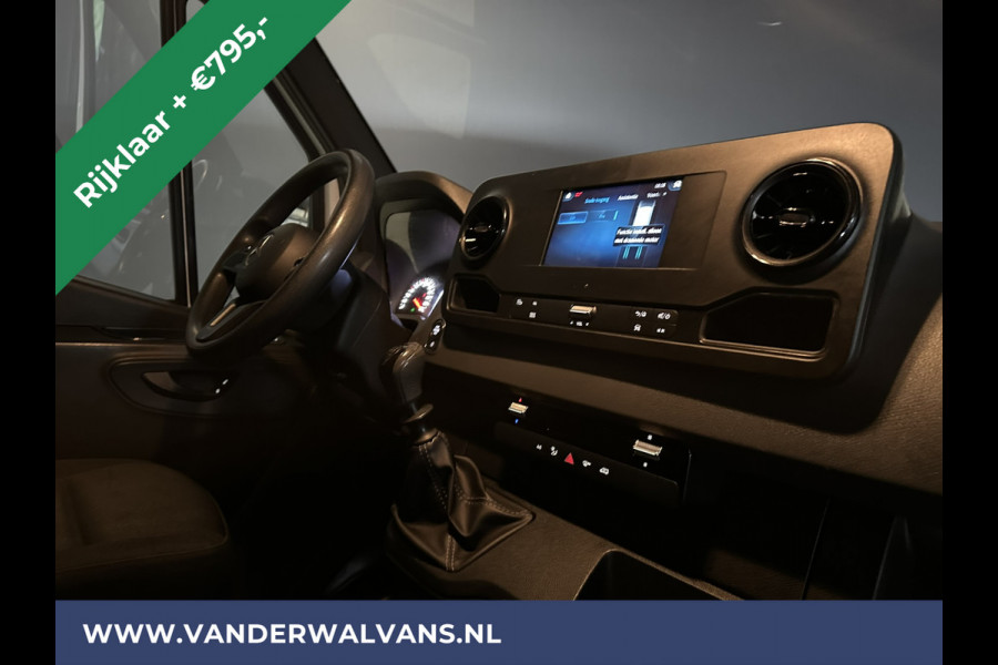 Mercedes-Benz Sprinter 314 CDI 143pk L3H2 Euro6 RIJKLAAR Airco | Camera | Sidebars | Apple Carplay | Android Auto Parkeersensoren, Bijrijdersbank