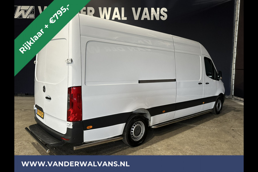 Mercedes-Benz Sprinter 314 CDI 143pk L3H2 Euro6 RIJKLAAR Airco | Camera | Sidebars | Apple Carplay | Android Auto Parkeersensoren, Bijrijdersbank