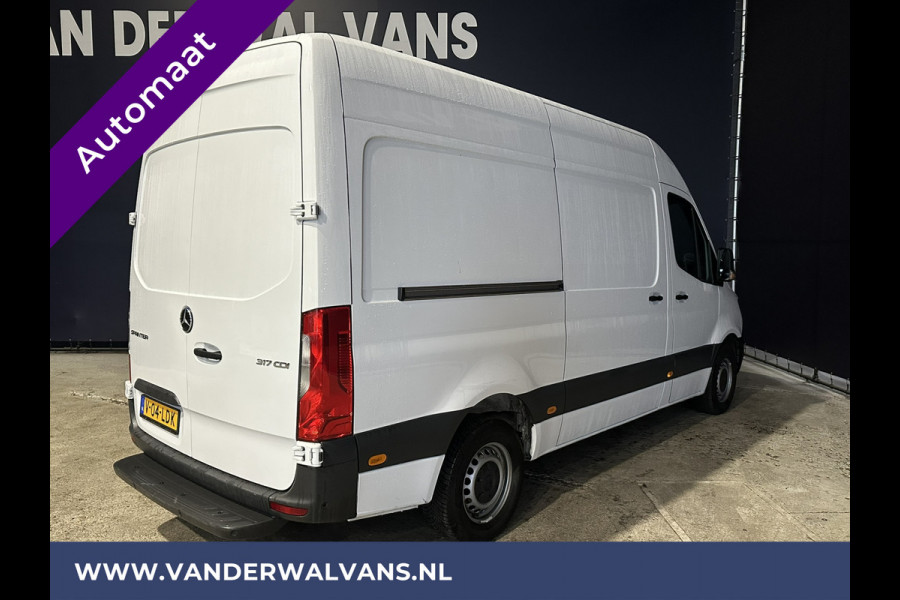 Mercedes-Benz Sprinter 317 CDI 170pk 9G-Tronic Automaat L2H2 Fabrieksgarantie Euro6 Airco | Camera | Navigatie Cruisecontrol, Parkeersensoren, Stoelverwarming, Bijrijdersbank
