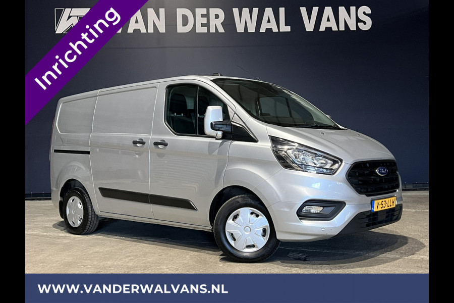 Ford Transit Custom 2.0 TDCI 130 pk L1H1 inrichting Euro6 Airco | Camera | LED | Apple Carplay | Cruisecontrol Parkeersensoren, Bijrijdersbank, 2500kg trekvermogen, stoelverwarming, verwarmde voorruit