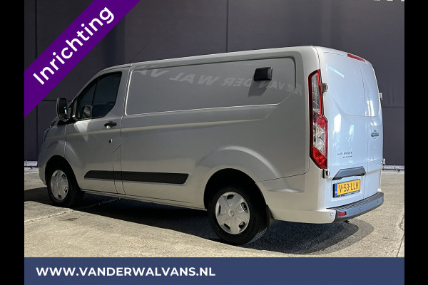 Ford Transit Custom 2.0 TDCI 130 pk L1H1 inrichting Euro6 Airco | Camera | LED | Apple Carplay | Cruisecontrol Parkeersensoren, Bijrijdersbank, 2500kg trekvermogen, stoelverwarming, verwarmde voorruit