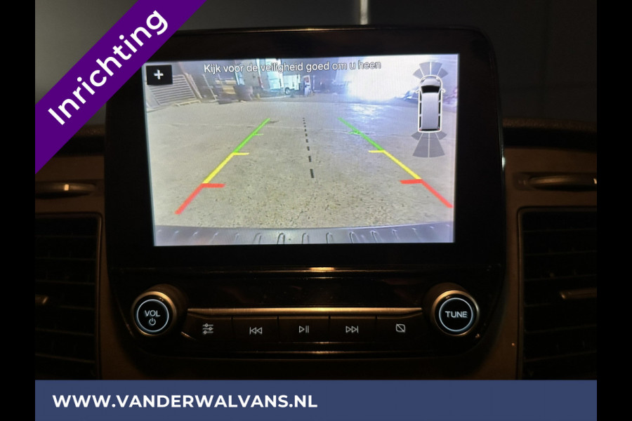 Ford Transit Custom 2.0 TDCI 130 pk L1H1 inrichting Euro6 Airco | Camera | LED | Apple Carplay | Cruisecontrol Parkeersensoren, Bijrijdersbank, 2500kg trekvermogen, stoelverwarming, verwarmde voorruit