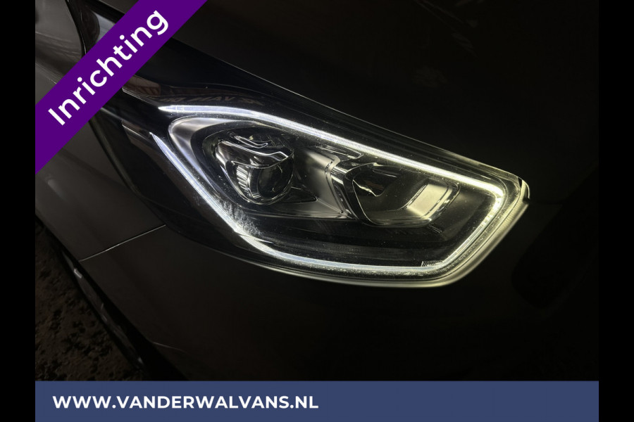 Ford Transit Custom 2.0 TDCI 130 pk L1H1 inrichting Euro6 Airco | Camera | LED | Apple Carplay | Cruisecontrol Parkeersensoren, Bijrijdersbank, 2500kg trekvermogen, stoelverwarming, verwarmde voorruit
