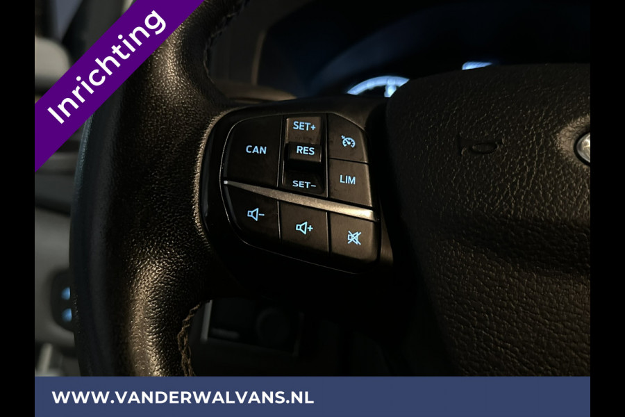 Ford Transit Custom 2.0 TDCI 130 pk L1H1 inrichting Euro6 Airco | Camera | LED | Apple Carplay | Cruisecontrol Parkeersensoren, Bijrijdersbank, 2500kg trekvermogen, stoelverwarming, verwarmde voorruit