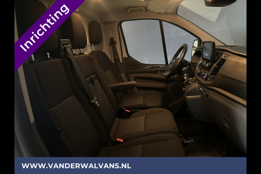 Ford Transit Custom 2.0 TDCI 130 pk L1H1 inrichting Euro6 Airco | Camera | LED | Apple Carplay | Cruisecontrol Parkeersensoren, Bijrijdersbank, 2500kg trekvermogen, stoelverwarming, verwarmde voorruit
