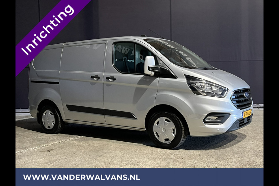 Ford Transit Custom 2.0 TDCI 130 pk L1H1 inrichting Euro6 Airco | Camera | LED | Apple Carplay | Cruisecontrol Parkeersensoren, Bijrijdersbank, 2500kg trekvermogen, stoelverwarming, verwarmde voorruit