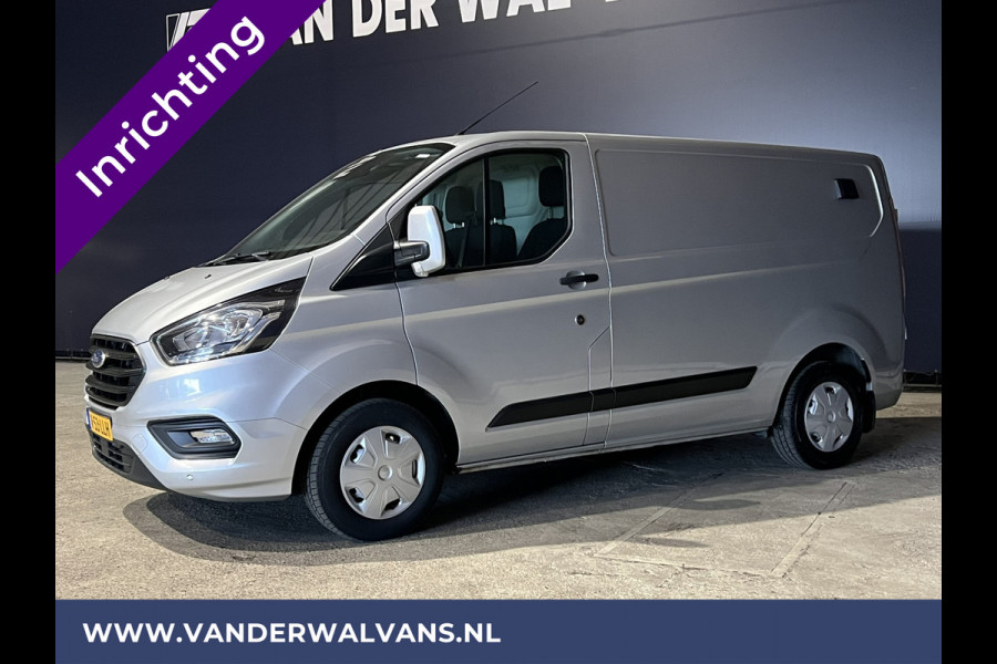 Ford Transit Custom 2.0 TDCI 130 pk L1H1 inrichting Euro6 Airco | Camera | LED | Apple Carplay | Cruisecontrol Parkeersensoren, Bijrijdersbank, 2500kg trekvermogen, stoelverwarming, verwarmde voorruit